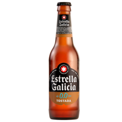 ESTRELLA GALICIA 0.0 TOSTADA 4x6x25cl