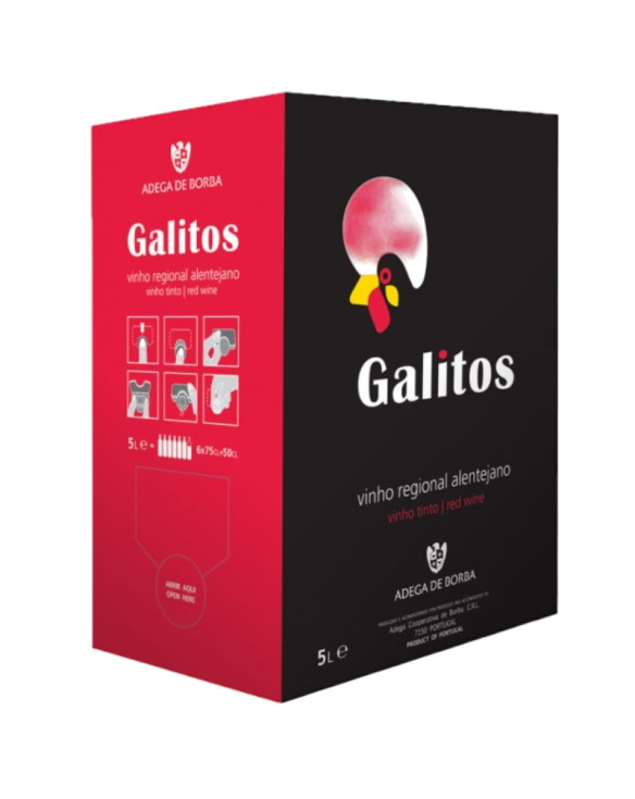 BORBA GALITOS ROUGE BAG IN BOX  4x5Lt