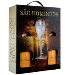ESPUMANTE SAO DOMINGOS CONJ. 2X75CL C/FLUTE RESERVA MEIO SECO
