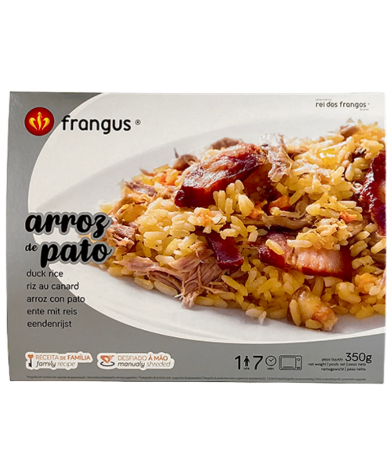 REI DOS FRANGOS ARROZ DE PATO 12x350gr