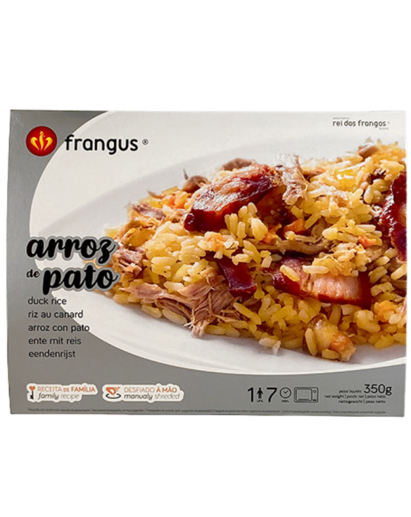 REI DOS FRANGOS ARROZ DE PATO 12x350gr