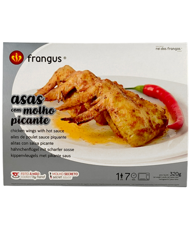 REI DOS FRANGOS ASAS DE FRANGO PICANTES 12x320gr