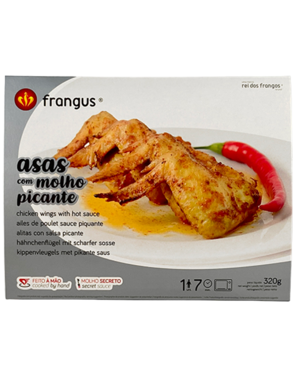 REI DOS FRANGOS ASAS DE FRANGO PICANTES 12x320gr