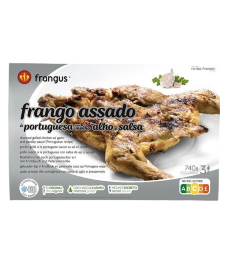 REI DOS FRANGOS FRANGO ASSADO ALHO E SALSA 12x740gr