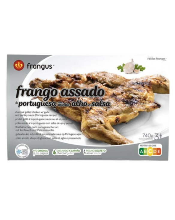 REI DOS FRANGOS FRANGO ASSADO ALHO E SALSA 12x740gr