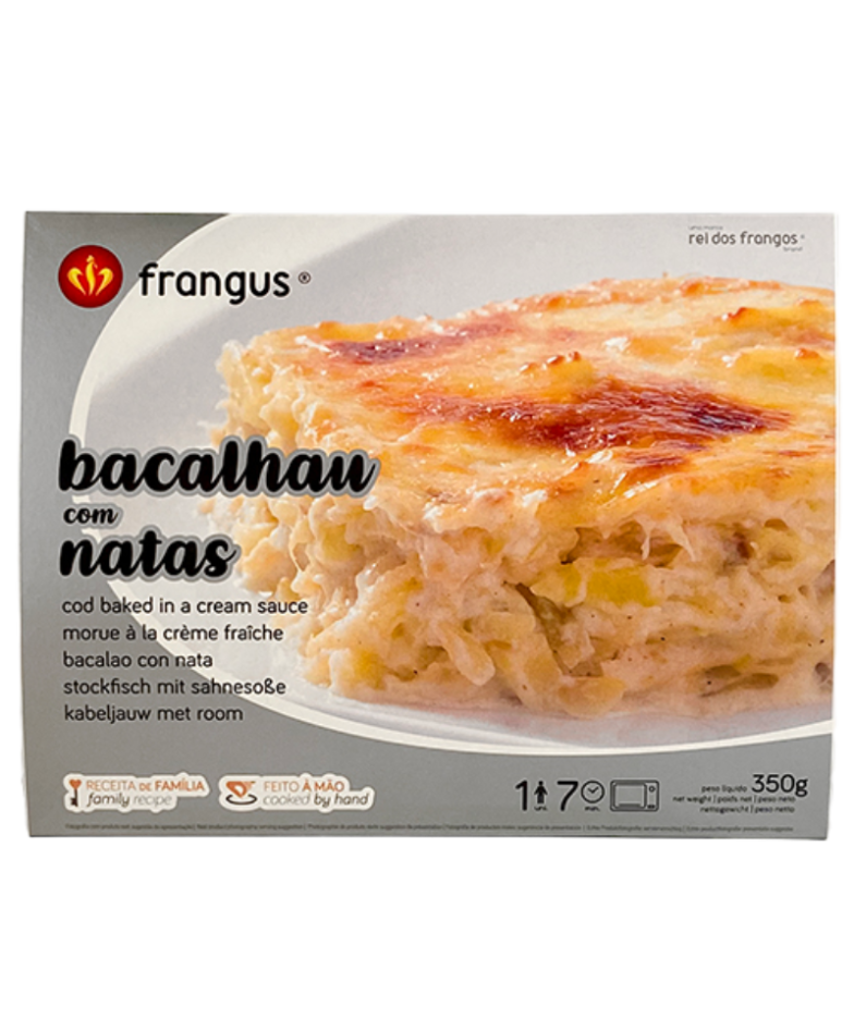 REI DOS FRANGOS BACALHAU COM NATAS 12x350gr