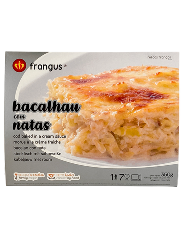 REI DOS FRANGOS BACALHAU COM NATAS 12x350gr