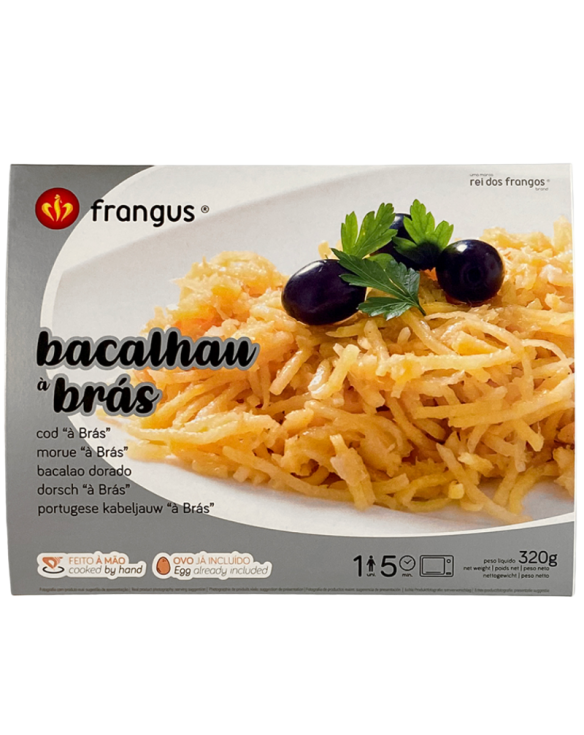 REI DOS FRANGOS BACALHAU A BRAS 12x320gr