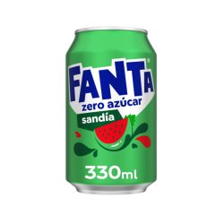 FANTA SANDIA ZERO AZÃCAR 24x33cl
