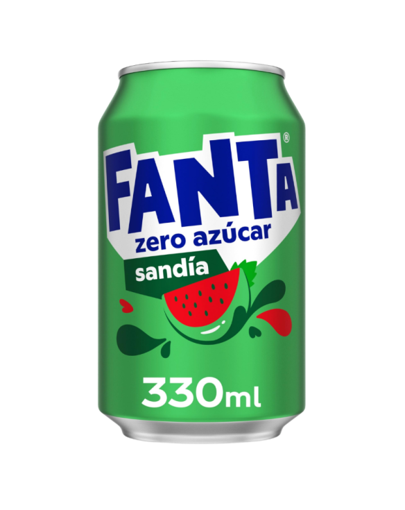 FANTA SANDIA ZERO AZÃCAR 24x33cl