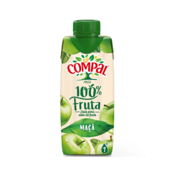 COMPAL 100% FRUTA MACA 18x33cl