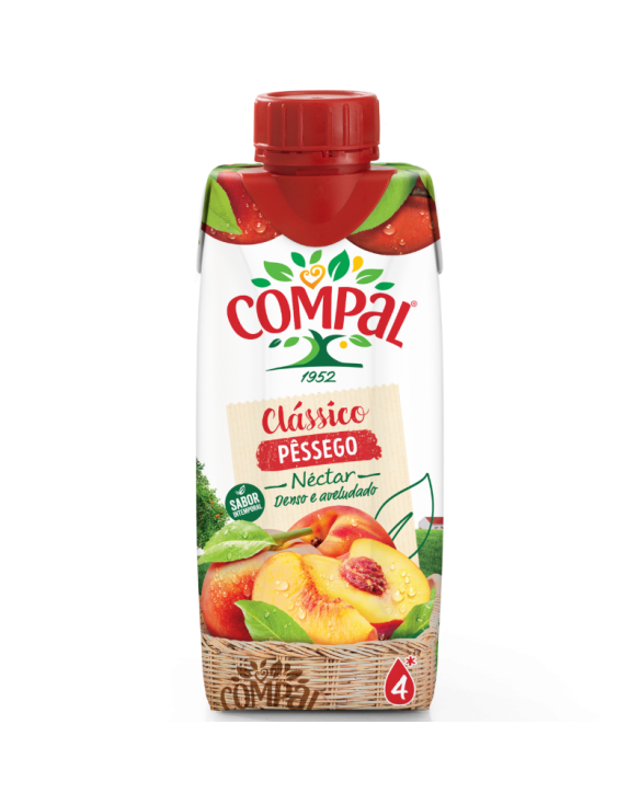 COMPAL CLASSICO PESSEGO 18x33cl