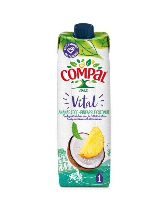 COMPAL VITAL ANANAS-COCO 12x1Lt