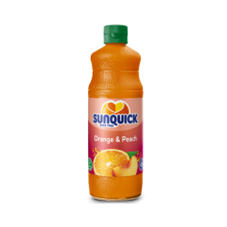 SUNQUICK CONCENTRADO LARANJA & PESSEGO 6x700ml
