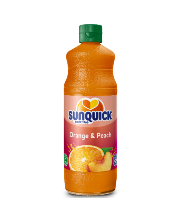 SUNQUICK CONCENTRADO LARANJA & PESSEGO 6x700ml