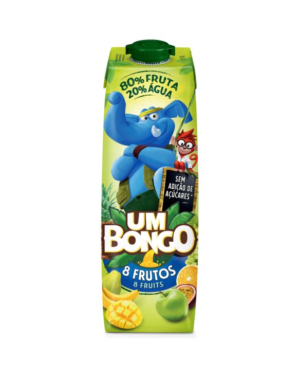 UM BONGO MISTURA DE FRUTAS TETRA 12x1Lt