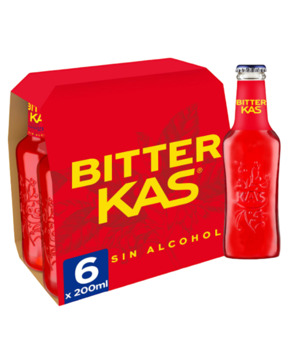 BITTER KAS VIDRIO 4x6x20cl