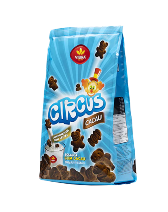 VIEIRA BOLACHAS CIRCUS CACAU 12x300G