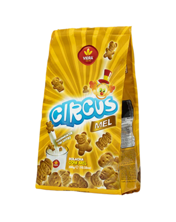 VIEIRA BOLACHAS CIRCUS MEL 12x300G