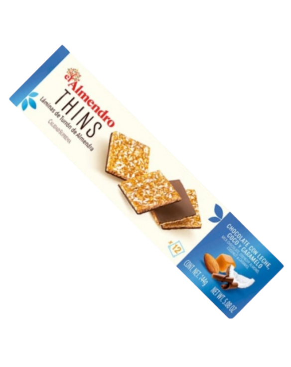EL ALMENDRO THINS TURRON ALMENDRA + COCO 10x144g