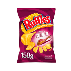 RUFFLES SABOR A JAMON S/GLUTEN 19x150gr