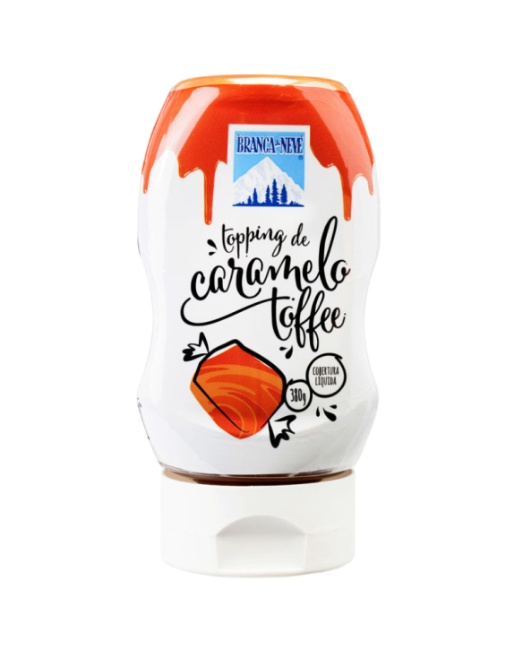 BRANCA DE NEVE TOPPING TOFFE CARAMELO 10x380gr