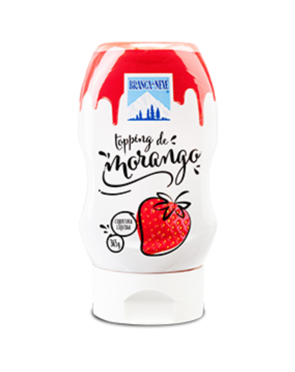 BRANCA DE NEVE TOPPING MORANGO 10x365gr