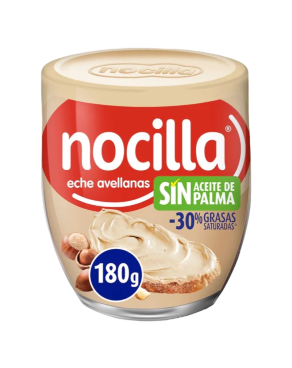 NOCILLA LECHE CON AVELLANAS 12x180gr