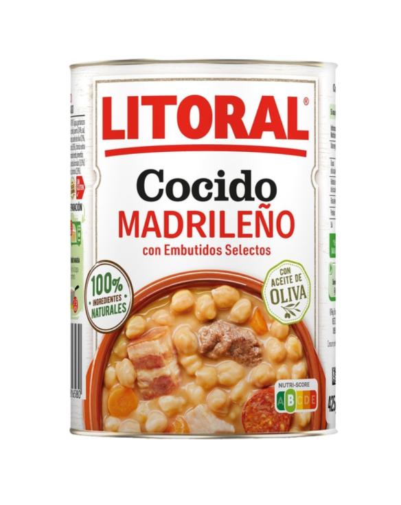 LITORAL COCIDO MADRILENO 6x425gr