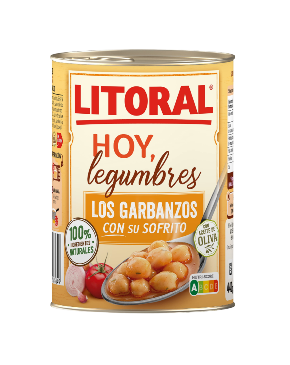 LITORAL HOY GARBANZOS 15x440gr