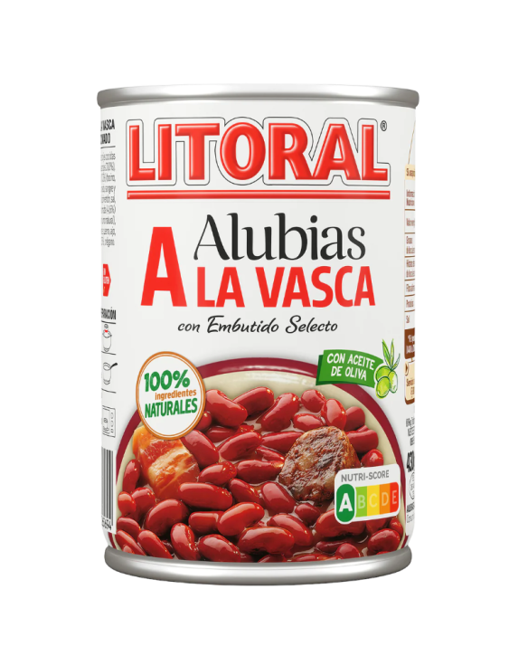 LITORAL ALUBIAS A LA VASCA 15x430gr