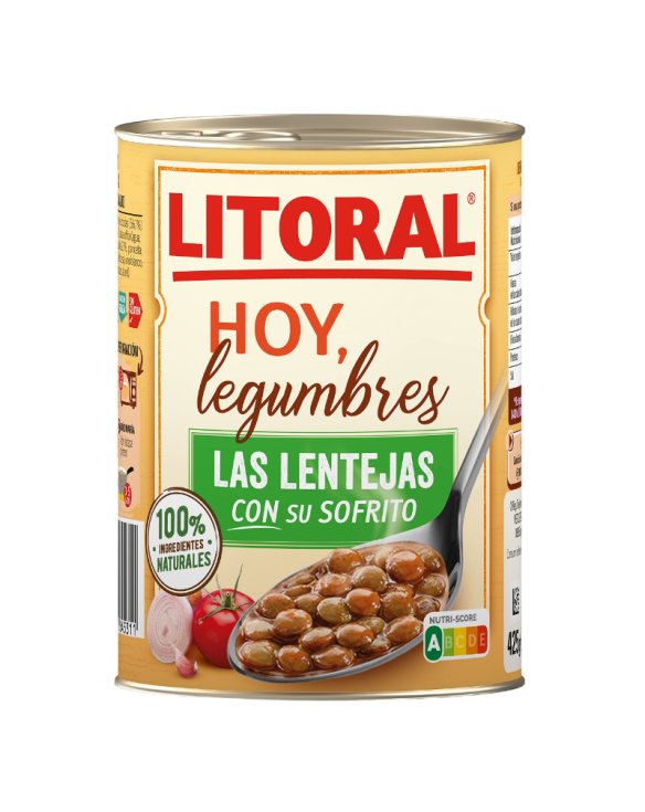 LITORAL HOY LENTEJAS 15x425gr