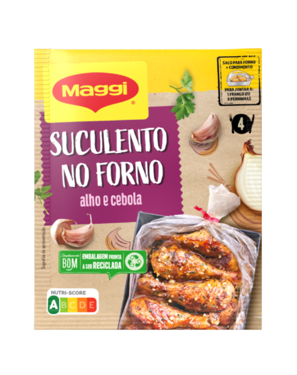 MAGGI SUCULENTO FORNO ALHO E CEBOLA 16x30gr