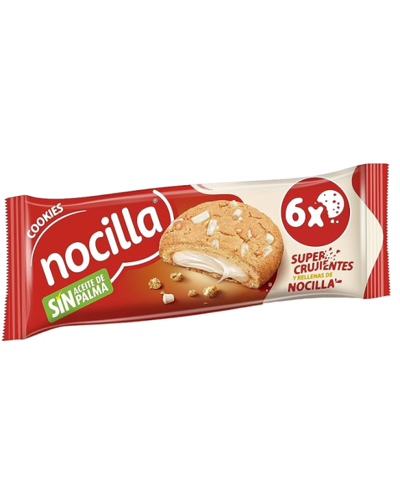 NOCILLA GALLETAS COOKIES BLANCA 12x120gr