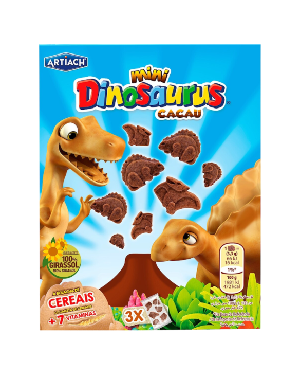 ARTIACH MINIDINOSAURUS CACAU 12x120gr
