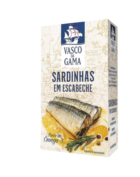 VASCO DA GAMA SARDINHA ESCABECHE 10x120gr