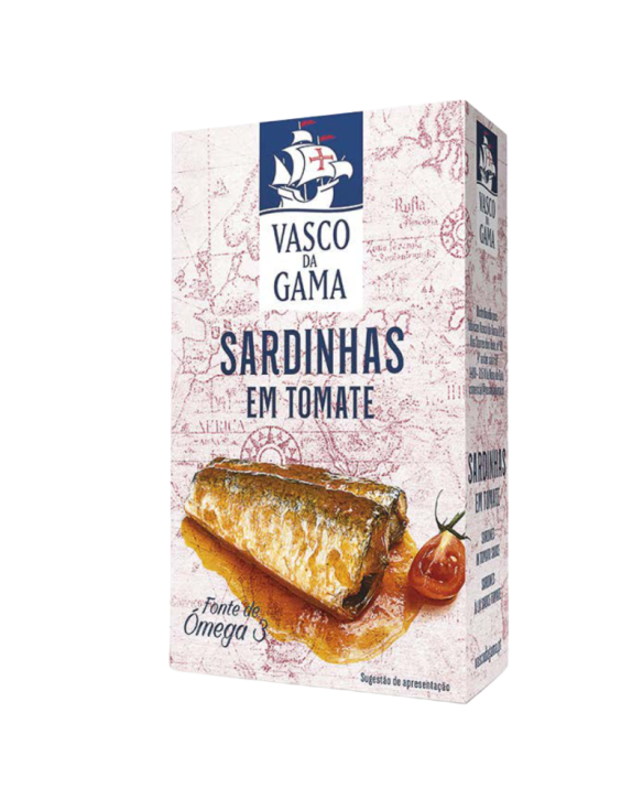 VASCO DA GAMA SARDINHA EM TOMATE 100x120gr