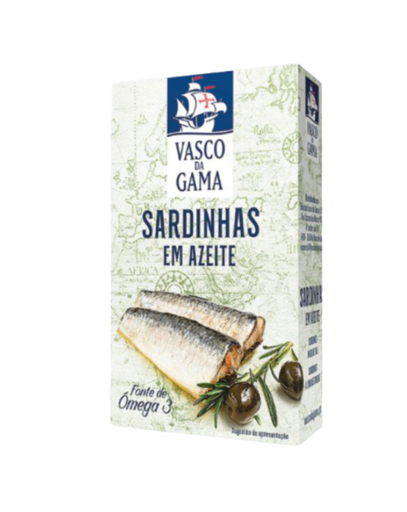 VASCO DA GAMA SARDINHA EM AZEITE 10x120gr