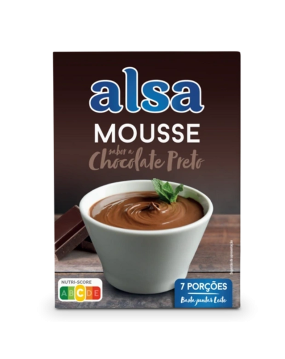 ALSA MOUSSE DE CHOCOLATE NEGRO 10x148gr