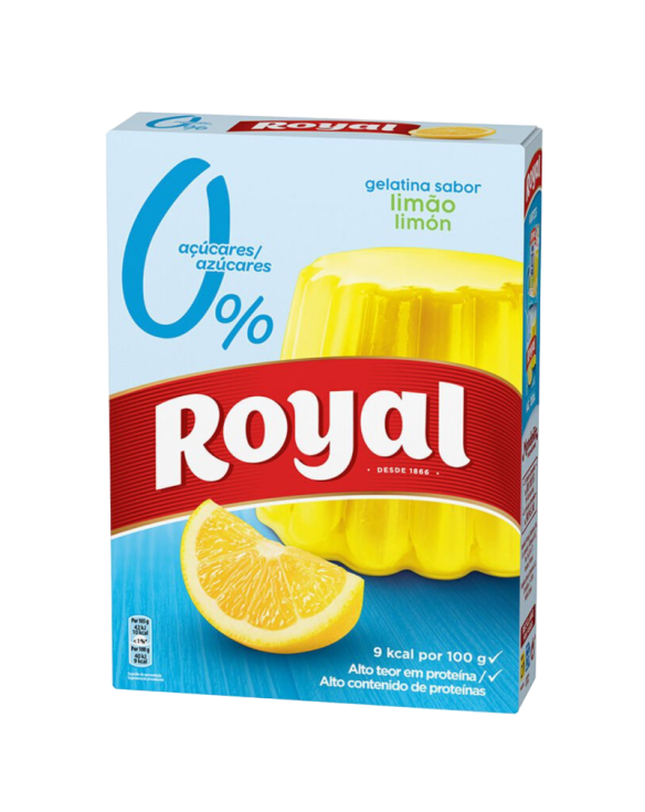 ROYAL GELATINA LIMAO ZERO 12x31gr