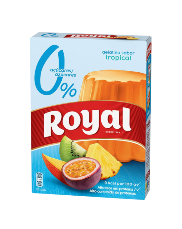 ROYAL GELATINA TROPICAL ZERO 12x31gr