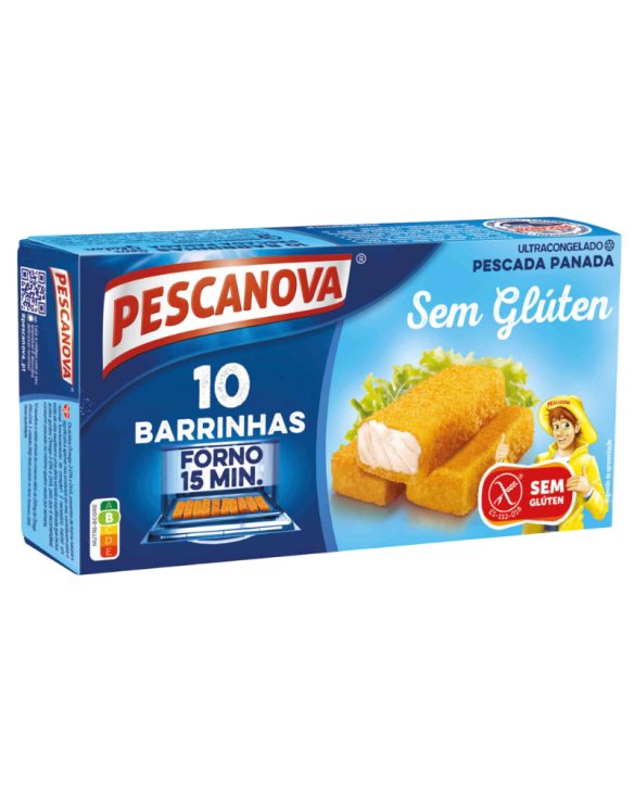 PESCANOVA BARRINHAS PESCADA S/GLUTEN 10x300gr