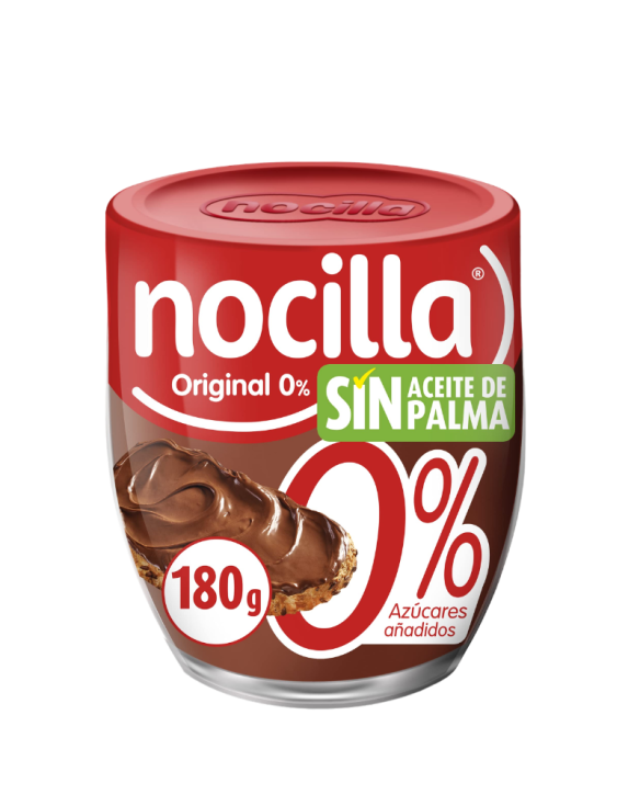 NOCILLA 0% SIN AZUCAR 12x180gr