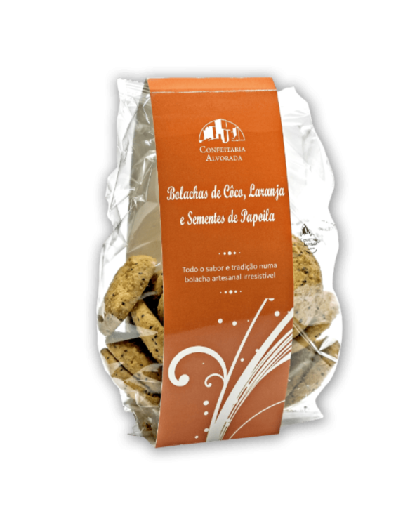 ALVORADA BOLACHA LARANJA,COCO,PAPOILA 12x200gr