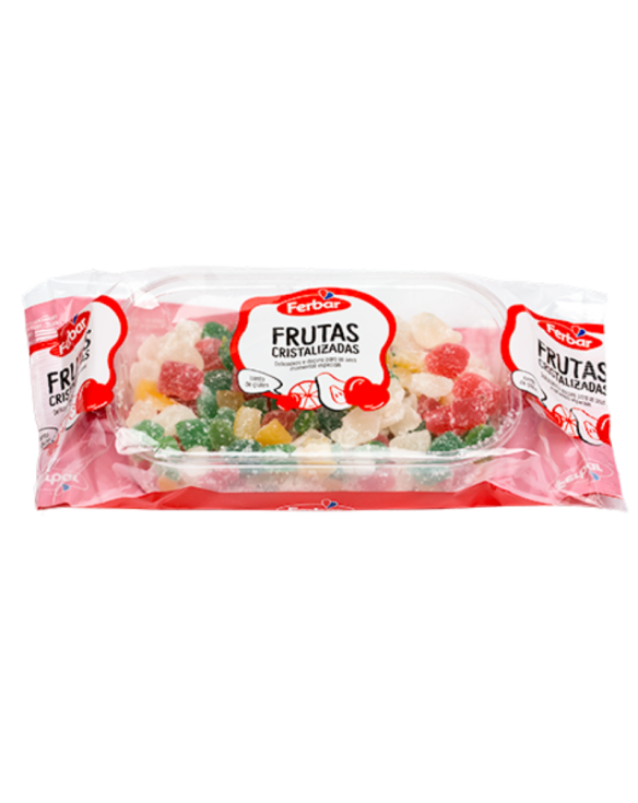 FERBAR FRUTA SORTIDA CRISTALIZADA CUBOS 20x150gr
