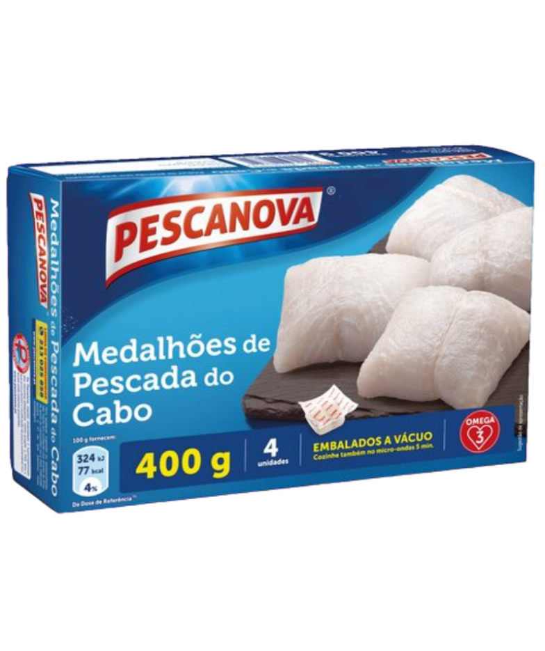 PESCANOVA MEDALHÕES PESCADA 12x400gr