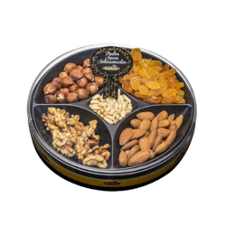 FERBAR FRUTOS SECOS CX.CRISTAL REDONDA 10x250gr