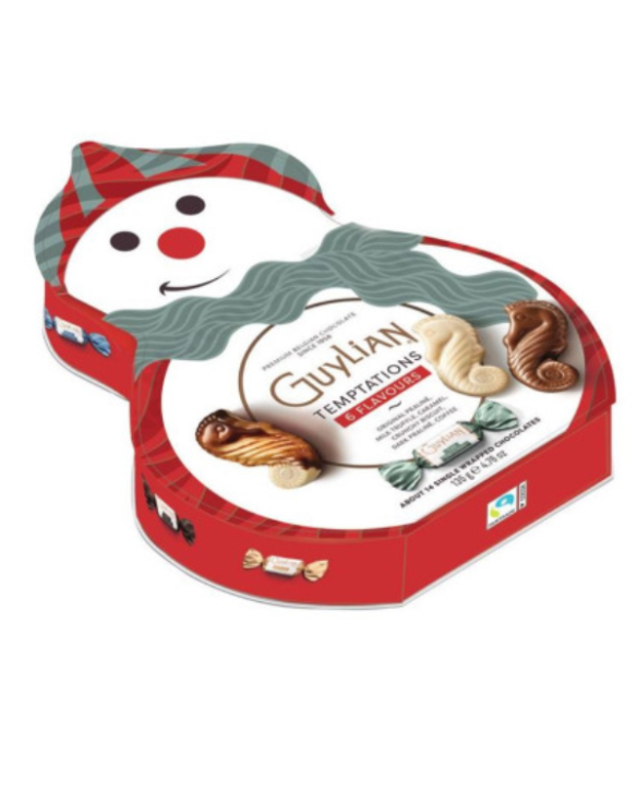 GUYLIAN TEMPT.BOMBONS CHRISTMAS SNOWMAN 12x135gr