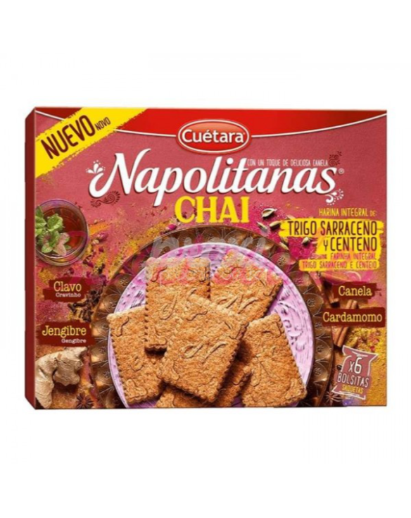 NAPOLITANAS CHAI CUETARA 10x180gr