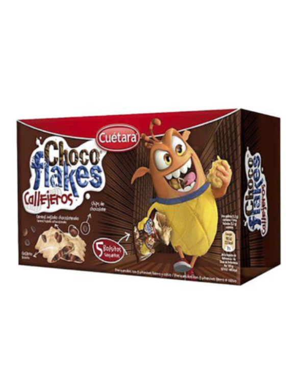 CHOCO FLAKES CALLEJEROS 10x5x50gr CUETARA